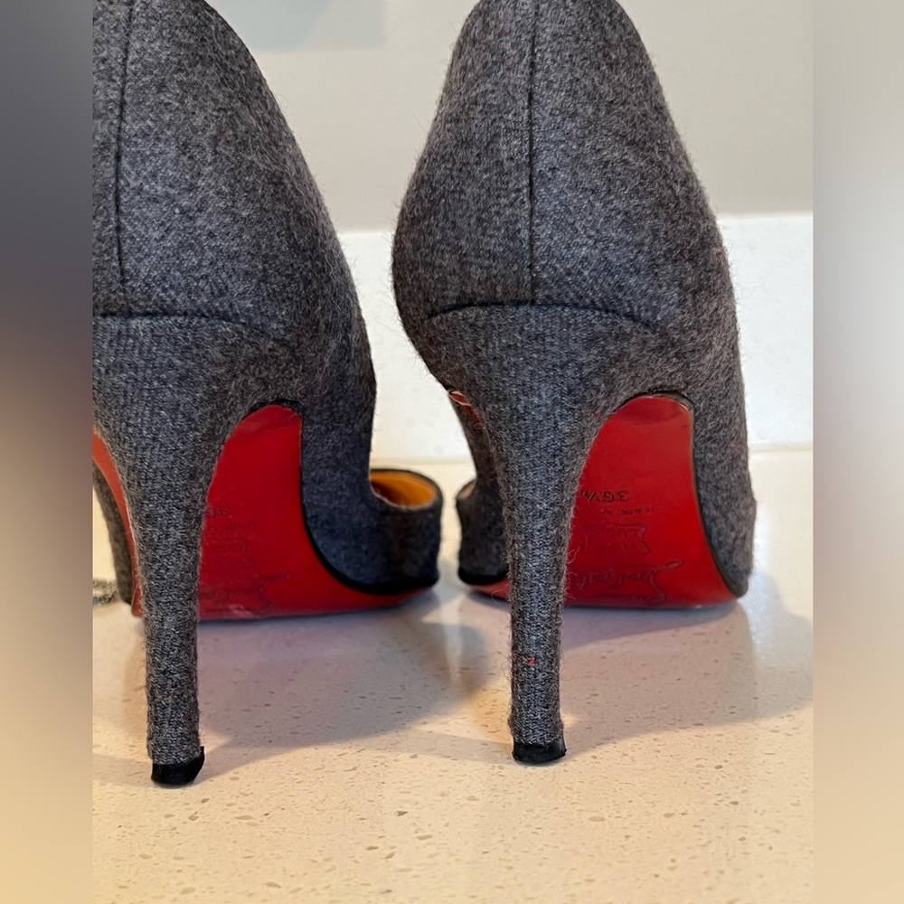 Christian Louboutin Flannel Pumps